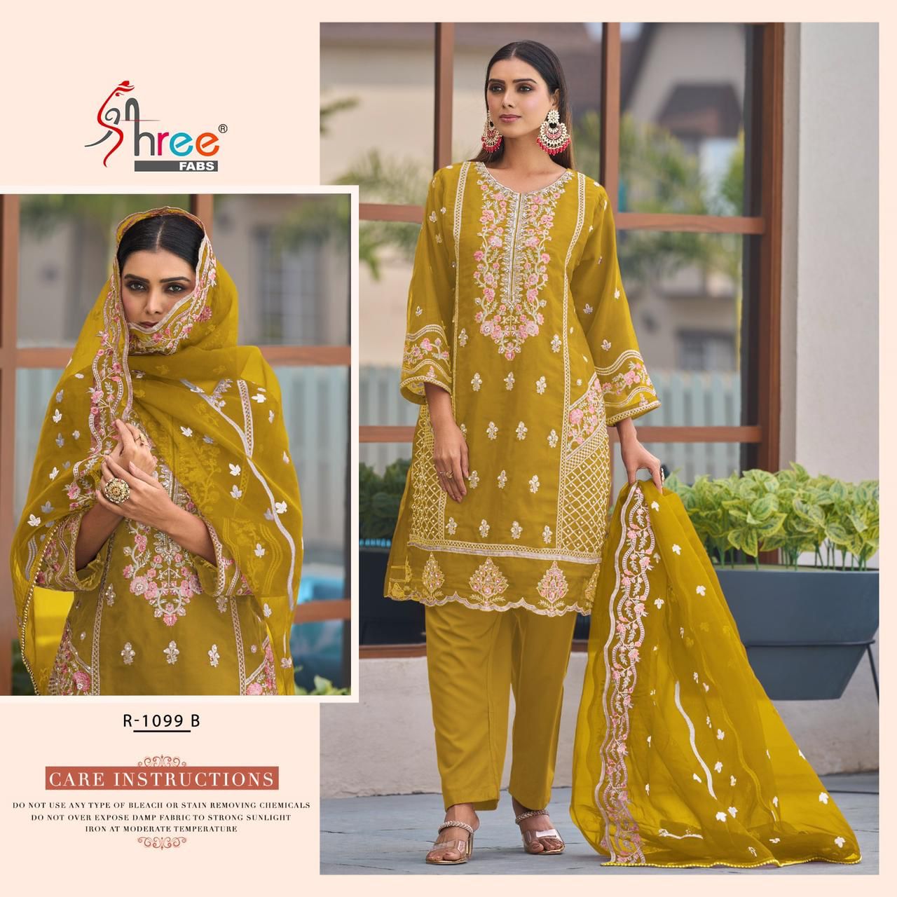 Shree R 1099 Readymade Pakistani Suit Catalog
